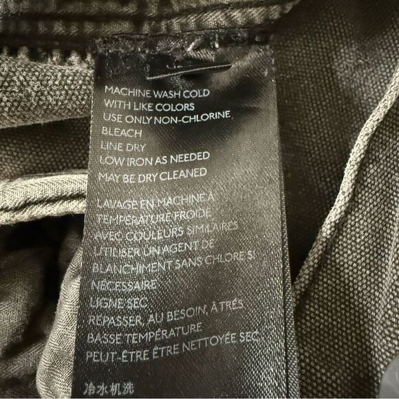 Free People Womens Margate Pleated Trouser Pants Size M Dark Gray Boho Casual - Picture 10 of 13